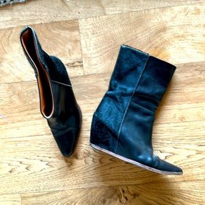 Freda Salvador leather and pony boots size 8